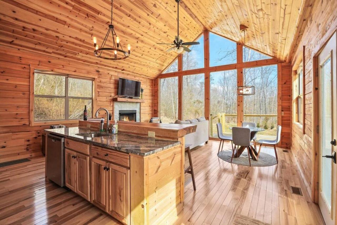 Fern Haven A Modern Take On Hocking Hills Cabins Stella Exteriér fotografie