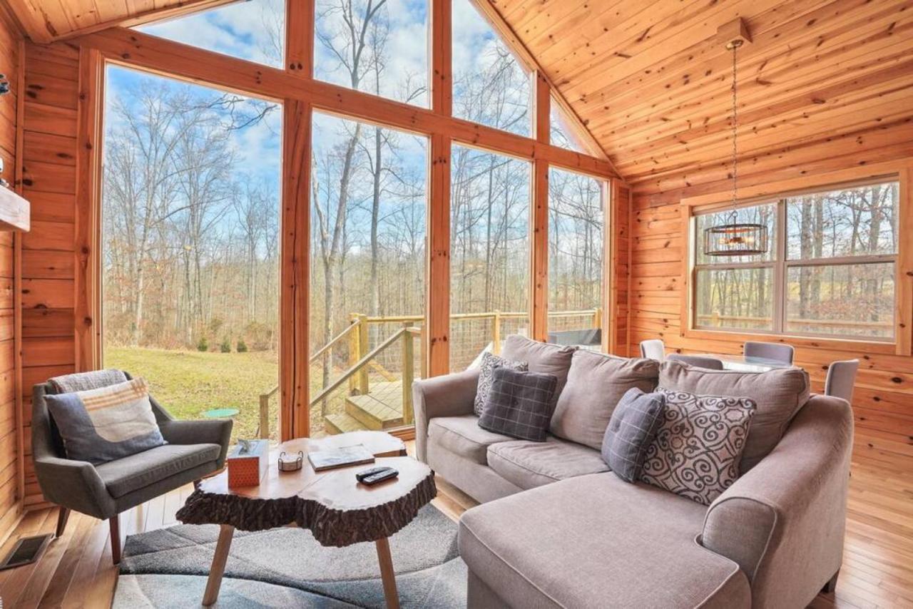 Fern Haven A Modern Take On Hocking Hills Cabins Stella Exteriér fotografie