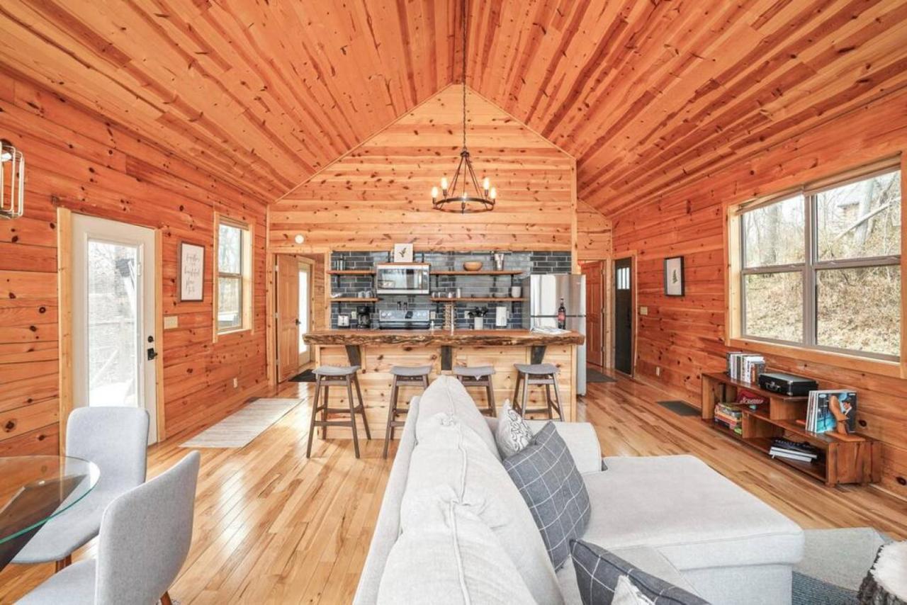 Fern Haven A Modern Take On Hocking Hills Cabins Stella Exteriér fotografie